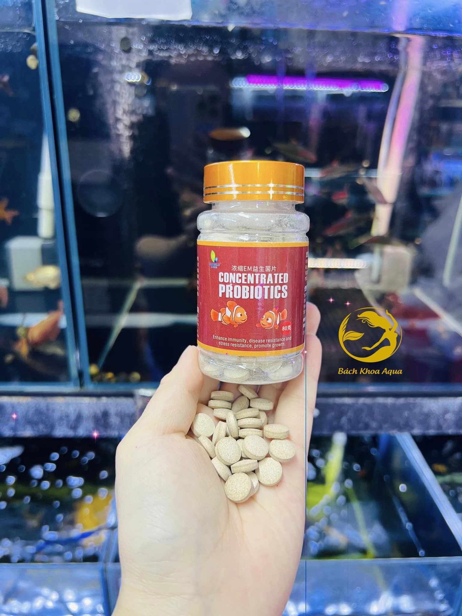 Vi sinh dạng viên nén Jeneca làm trong nước hiệu quả - 80g